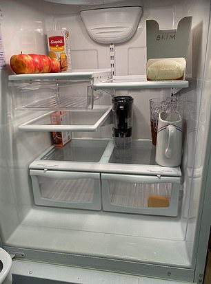 And this picture shows your refrigerator.