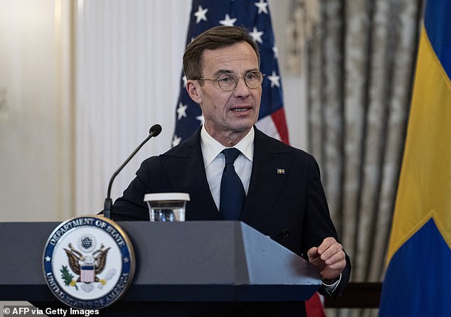 Sweden joined NATO on March 7. Prime Minister Ulf Kristersson to attend President's State of the Union address