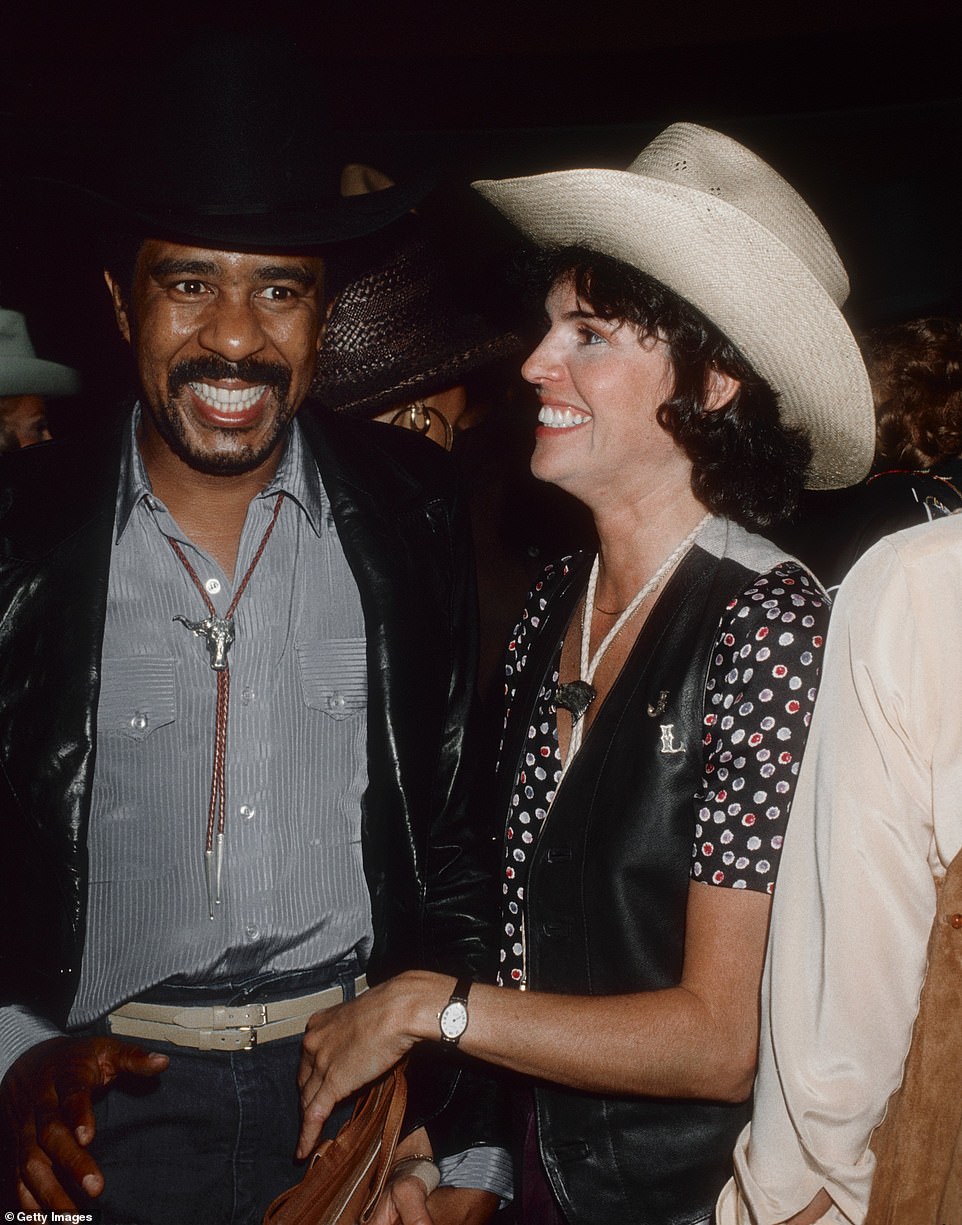 Pryor and Jennifer Lee (R) rekindled their union in June 2001 and remained together until Pryor's death in 2005; in the photo 1979