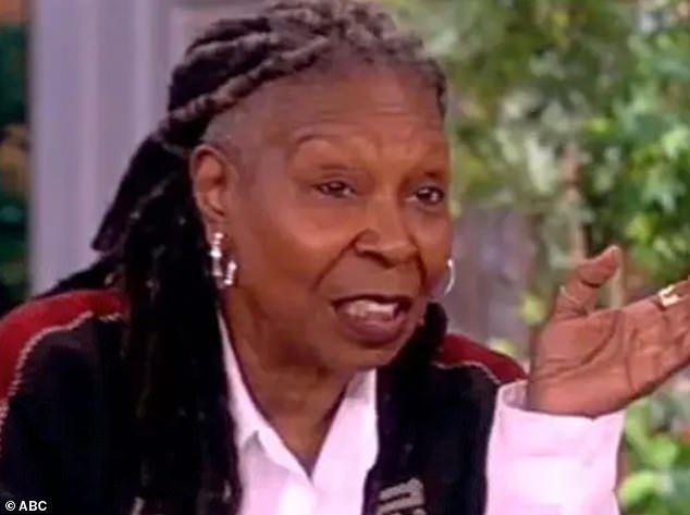 'Actually, I just have to tell you this, in one of the last relationships I had, he was 40 years older than me,' Whoopi revealed.