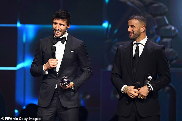Ruben Dias and Kyle Walker already received their awards at The Best FIFA Football Awards last January