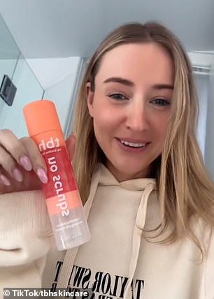 tbh skincare co-founder Rachel Wilde (pictured) was forced to scrap pre-laid marketing plans and launch the cleanser because skincare lovers were eager to get their hands on the new purchase.