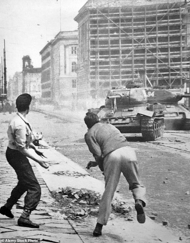 Workers staged an unexpected uprising in East Berlin. It was violently crushed by Soviet forces.