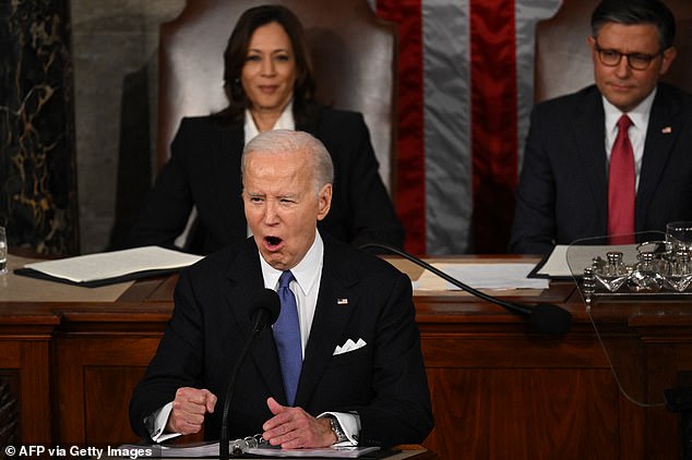 The attack on the court came in a speech in which Biden attacked his predecessor and criticized House Republicans over tax cuts and the border.