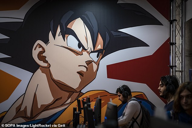 A massive illustration of the character was seen at a convention in Barcelona, ​​Spain, in November 2019.