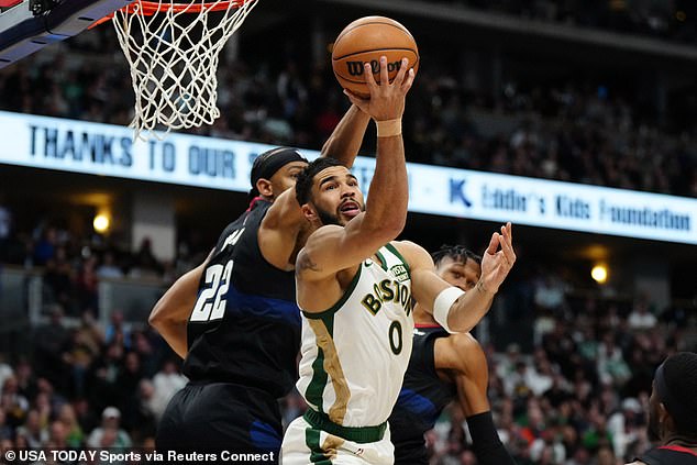 The Nuggets held Jayson Tatum to just 15 points as the Celtics lost on Thursday.