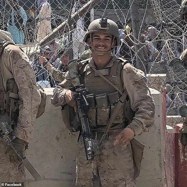 Nikoui would send his family photographs of him with his fellow Marines outside Kabul International Airport, before the devastating suicide attack.