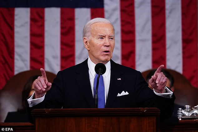 Biden gave a major State of the Union speech in which he went after his 'predecessor' but never mentioned Trump by name.