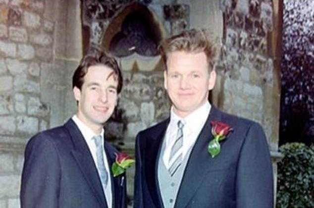 Terry (left) was best man at Gordon Ramsay's wedding and has appeared on shows including Great British Menu.