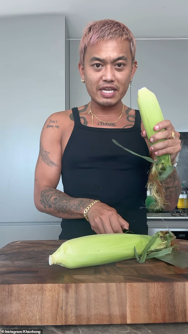 The MasterChef Australia star, 30, took to Instagram on Friday to reveal a genius trick for cooking corn in the microwave, explaining how to easily remove the husk from the cob.