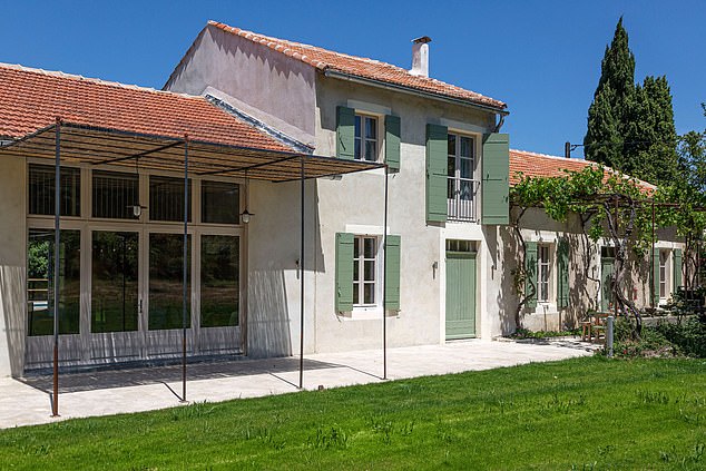 Jeremy is staying at Mas Van Gogh (pictured), a restored farmhouse a bike ride from the center of Saint Remy.