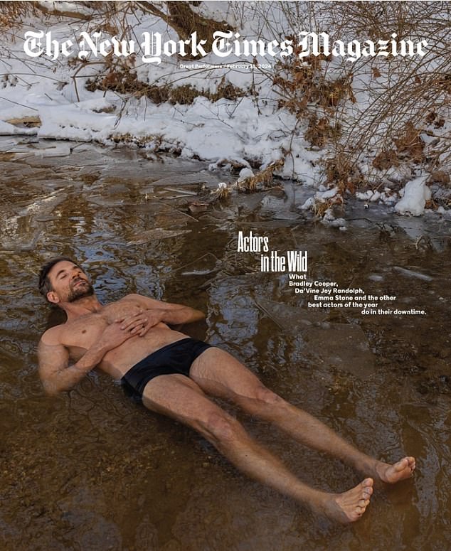 In February, Cooper did his stripping-to-his-pants stunt that landed him on the cover of the New York Times Magazine.
