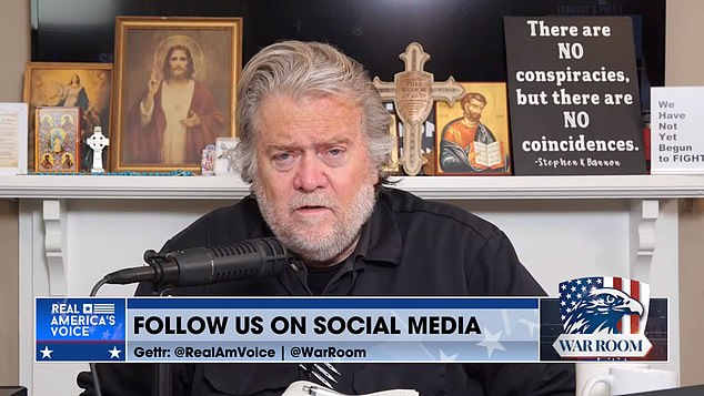 Bannon spoke about American 'gladiator schools' on his War Room podcast