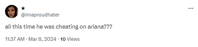 1709909364 426 Is Ariana Grande accusing Dalton Gomez of cheating on her
