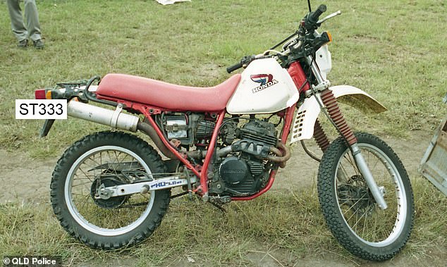 Mietus swapped his ute for a red and white 1987 Honda XL 250 motorcycle eight days before he disappeared.