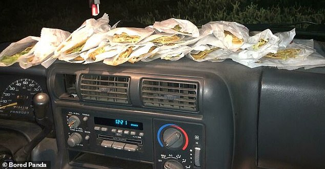 Elsewhere in the US, a couple ordered 12 tacos at the Jack in The Box drive-thru, but received 24 when they picked up their order at the next window.