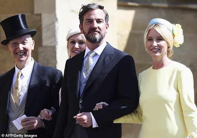 She quickly caught the attention of founder Nick Jones and rose through the ranks while developing an immense network of famous friends.  He is seen at Meghan's wedding to Prince Harry.