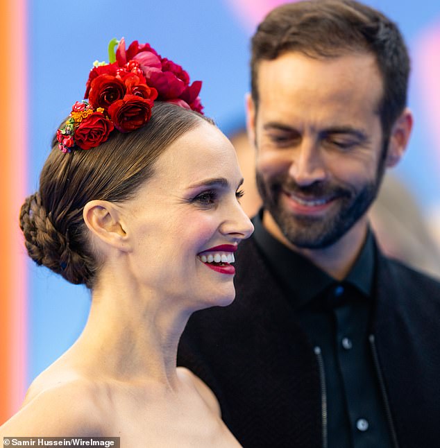 Portman and Millepied met in 2009 on the set of their psychological horror film Black Swan, for which he was the choreographer; in the photo 2022