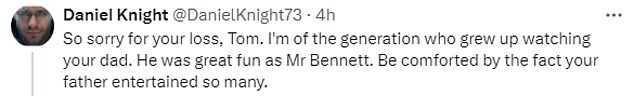 1709950046 895 BBC childrens TV star Colin Bennett dies EastEnders Tom Bennett