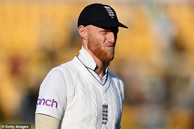 India will begin the third day of the fifth Test with 8/473, a commanding lead of 255 runs after defeating the tourists for a paltry 218 (pictured England captain Ben Stokes).