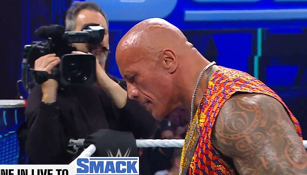 The Rock seemed dazed after being slapped, but he may get revenge at WrestleMania