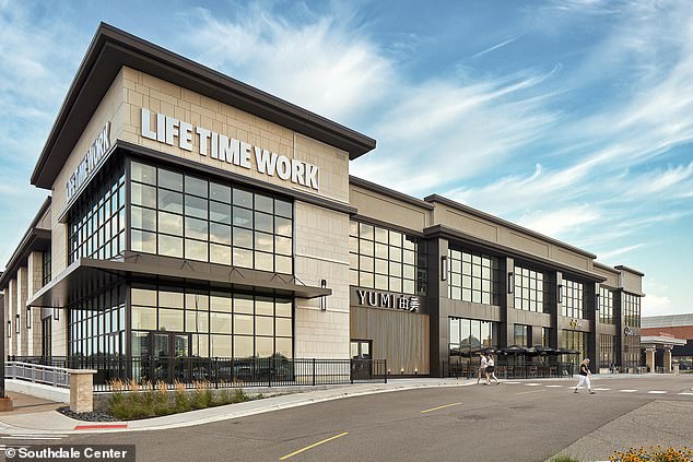 The complex has already received a boost with the edition of the high-end Life Time gym