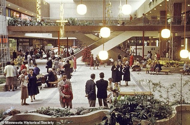 The mall was considered the pinnacle of design and was built for $20 million to emulate the high-vaulted, enclosed shopping markets of Europe.