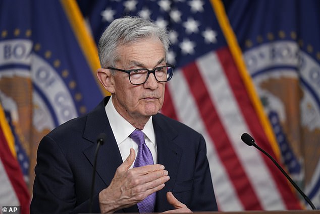 The central bank has indicated it could begin cutting interest rates later this year, but it is unclear exactly when. In the photo, the Chairman of the Federal Reserve, Jerome Powell.