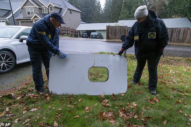 The door stopper was recovered from the backyard of a home after it exploded on January 5.