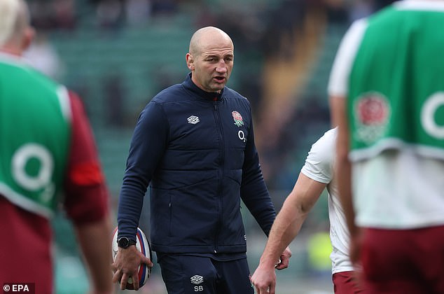 Steve Borthwick was busy and directly involved amid England's warm-up ahead of the clash.
