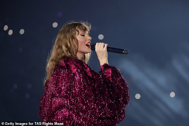 Taylor Swift (pictured) was in her element despite Singapore's humid weather.