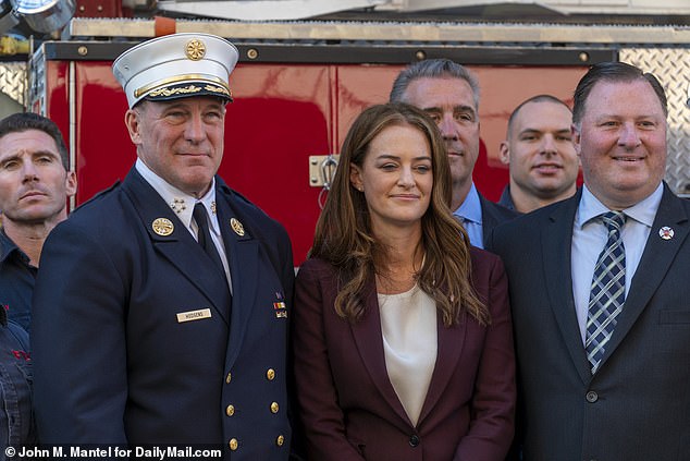 FDNY Commissioner Laura Kavanagh is the first woman to lead the New York City Fire Department in its history