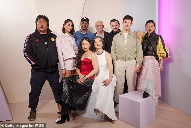The Ambulance star was also photographed with Benedict Wong, Jovan Adepo, Jess Hong, Rosalind Chao, Liam Cunningham, John Bradley, Alex Sharp and Zine Tsang during her time in the studio.