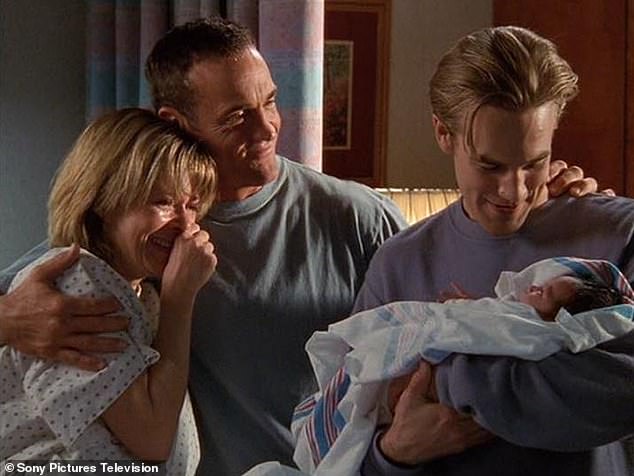 Humes and John Wesley Shipp played Ven Der Beek's on-screen parents in Dawson's Creek