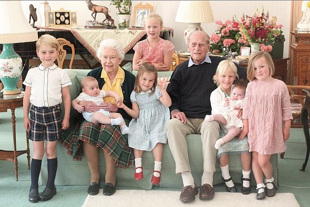 Kate famously took this photo of the Queen and Prince Philip with all their great-grandchildren (except Archie and Lilibet)