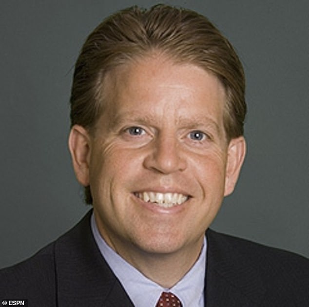 McAfee singled out the experienced executive (pictured) and accused him of leaking information