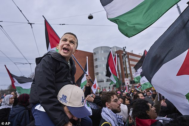 Protesters said it could not stand by while the war in Gaza continued