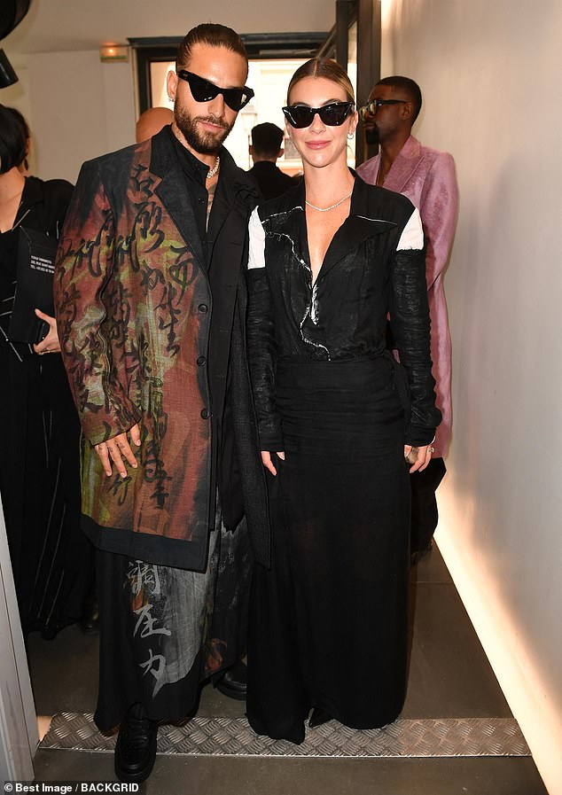The couple have been dating since 2020, pictured here in 2024 at Paris Fashion Week
