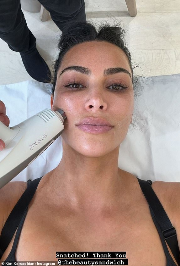Kim Kardashian's Instagram is getting a facial