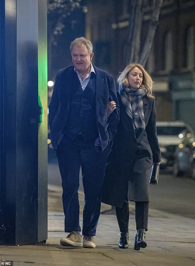 1710106105 314 Hugh Bonneville is seen for the first time with new