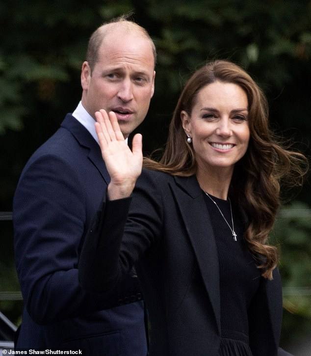 Kate left hospital on January 29 and returned to Adelaide Cottage in Windsor to be reunited with her children almost two weeks after the operation. Pictured: Kate and William in September 2022