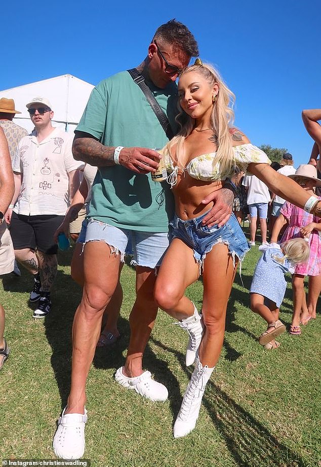 Over the weekend, Christie and Joel spent time partying with their friends at the SummerSalt music festival