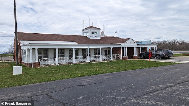 The accident occurred near Ingalls Field Airport in Bath County, north of Roanoke in the western part of the state. Pictured, a file photo of Ingalls Field Airport