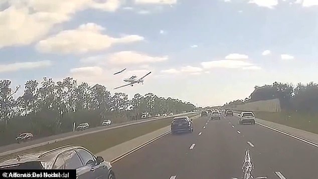 Video from Florida shows a plane crash in Naples in February — a harrowing view offered by an eagle-eyed motorist on I-75.