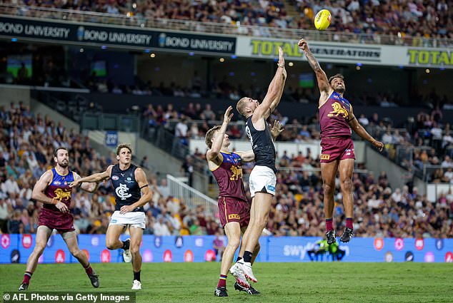 The Gabba thriller marked Carlton's first win in Brisbane in more than a decade.