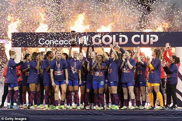 The USA lifted the first ever W Gold Cup in front of a sellout crowd of 31,528 fans in San Diego