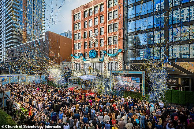 The large ceremony in the South Loop blocked access to an entire block of South Clark Street