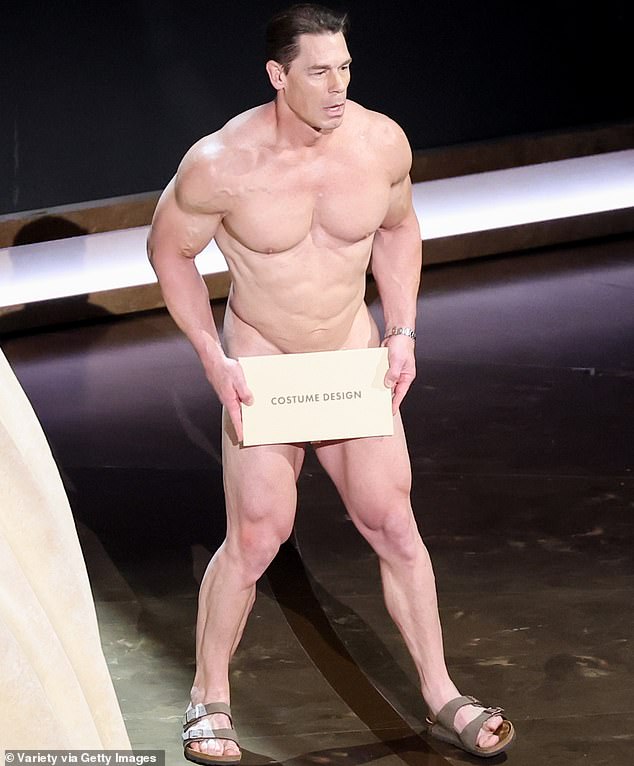 John Cena Made Memorable Naked Stage Introduction for Best Costume Design