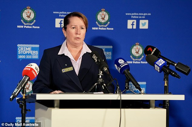 Det Supt Doherty (pictured) said police had executed search warrants at properties in Sydney and Nowra last week and recovered several items to build their case.