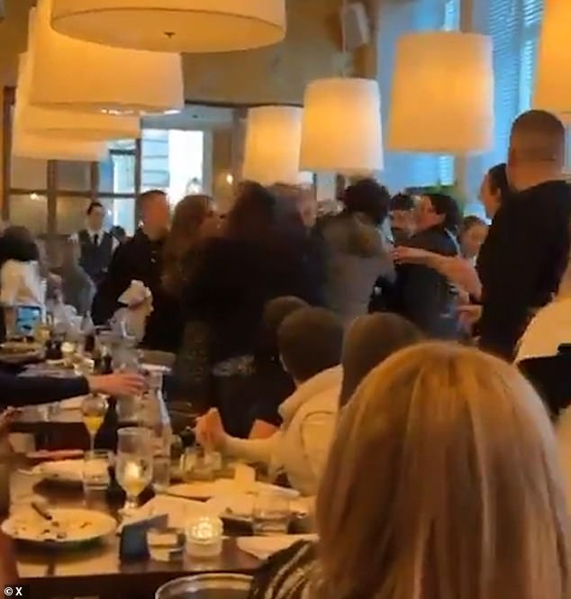 Many restaurant goers were in the upscale eatery Liverool to celebrate Mother's Day